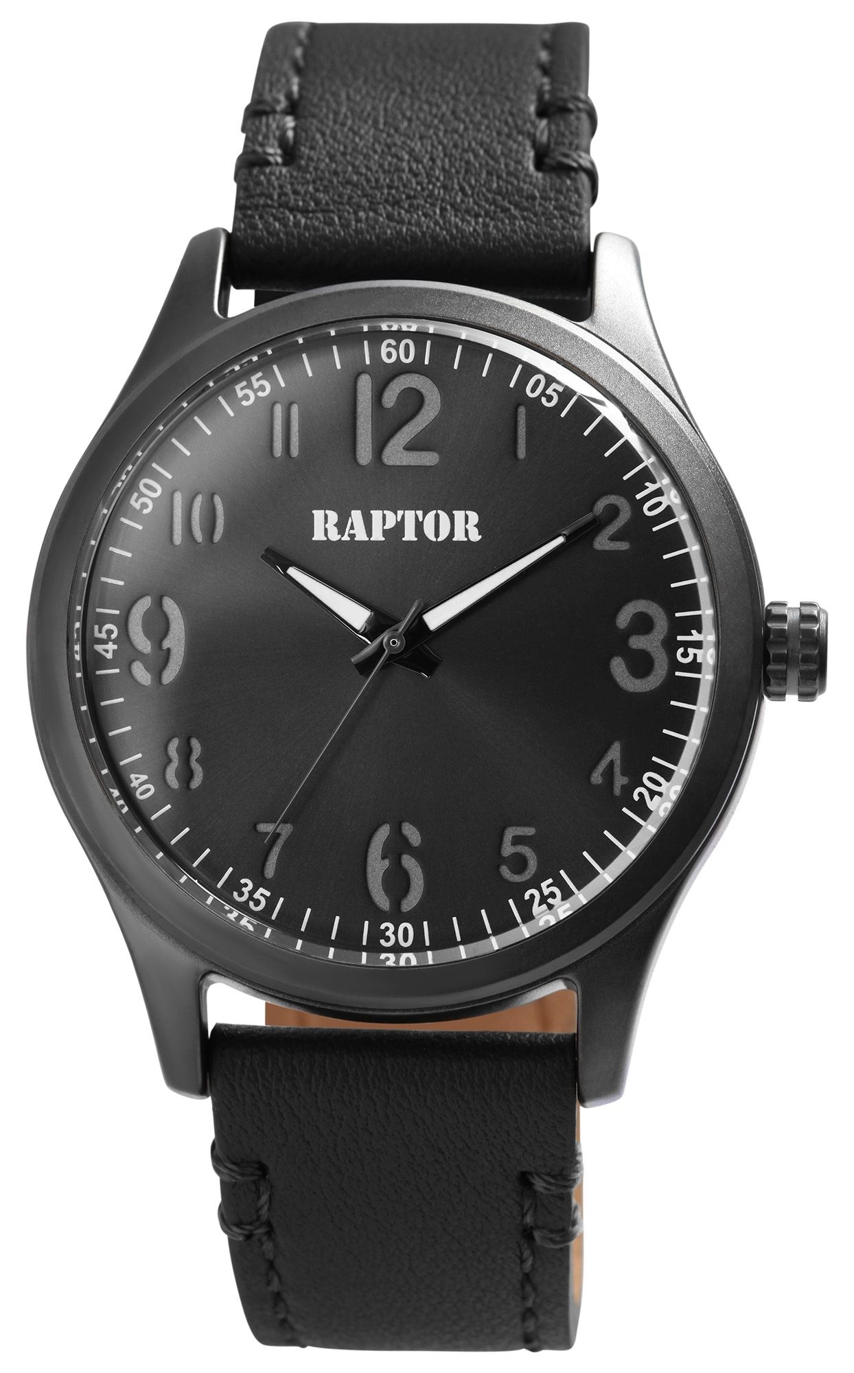 Raptor Herrenuhr "Harmonie" mit Echt Lederband