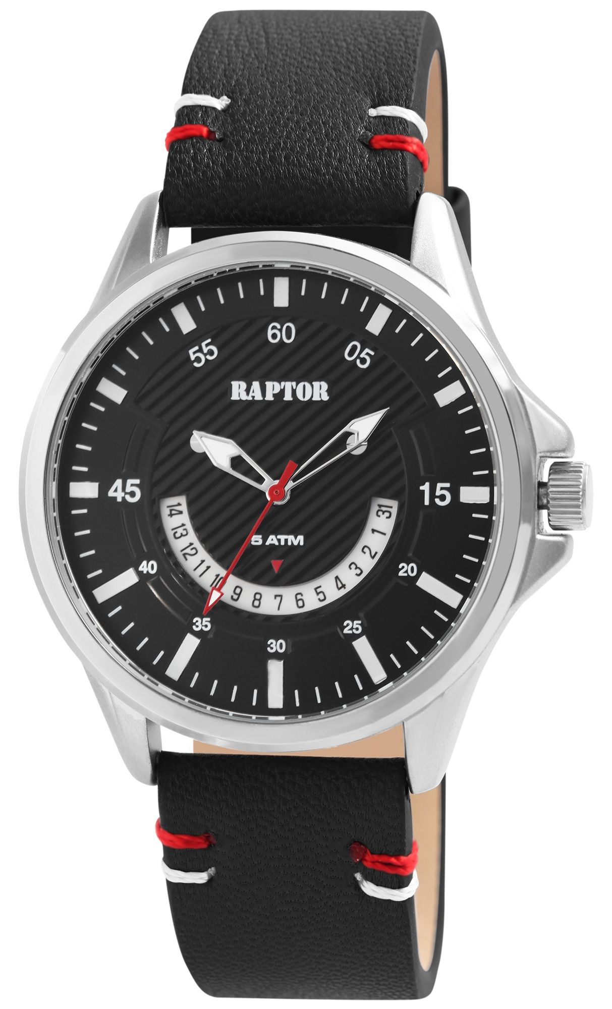 Raptor Herrenuhr "Semias" mit Echt Lederband