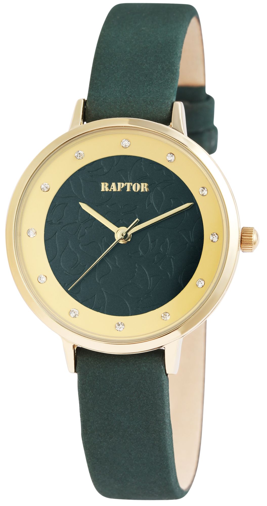 Raptor Damenuhr "Crinkle" mit Echt Lederband