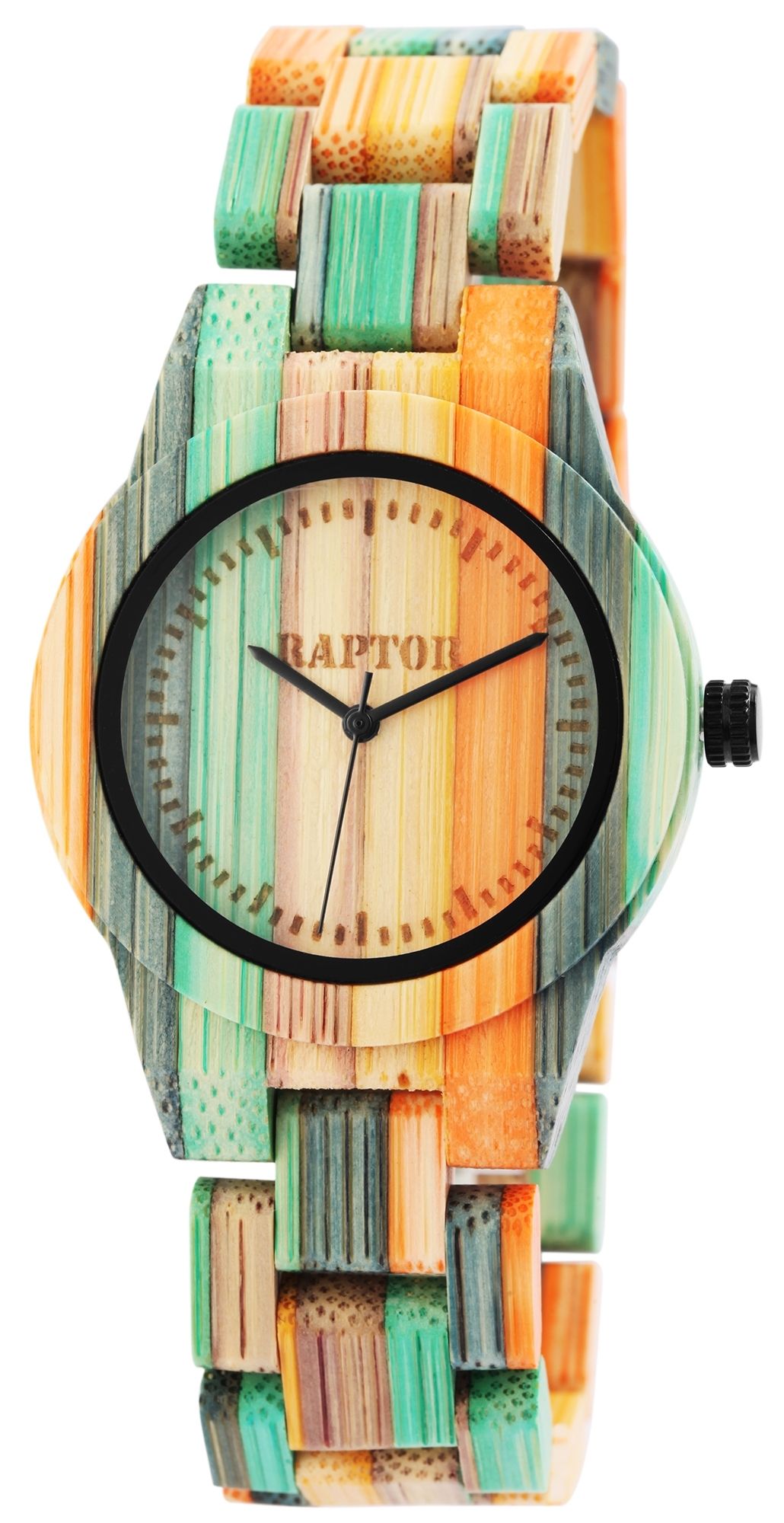 Raptor Damenarmbanduhr aus Bambus