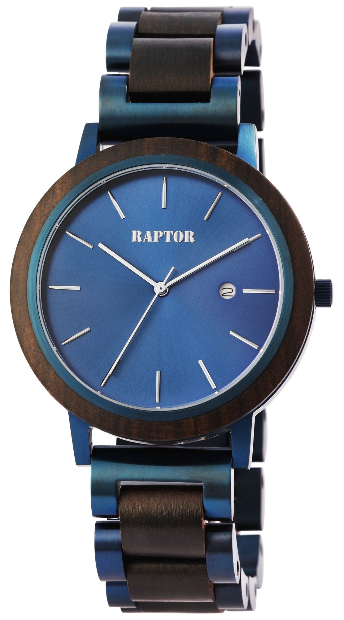 Raptor Herrenuhr "Unathi" aus Sandelholz und Edelstahl