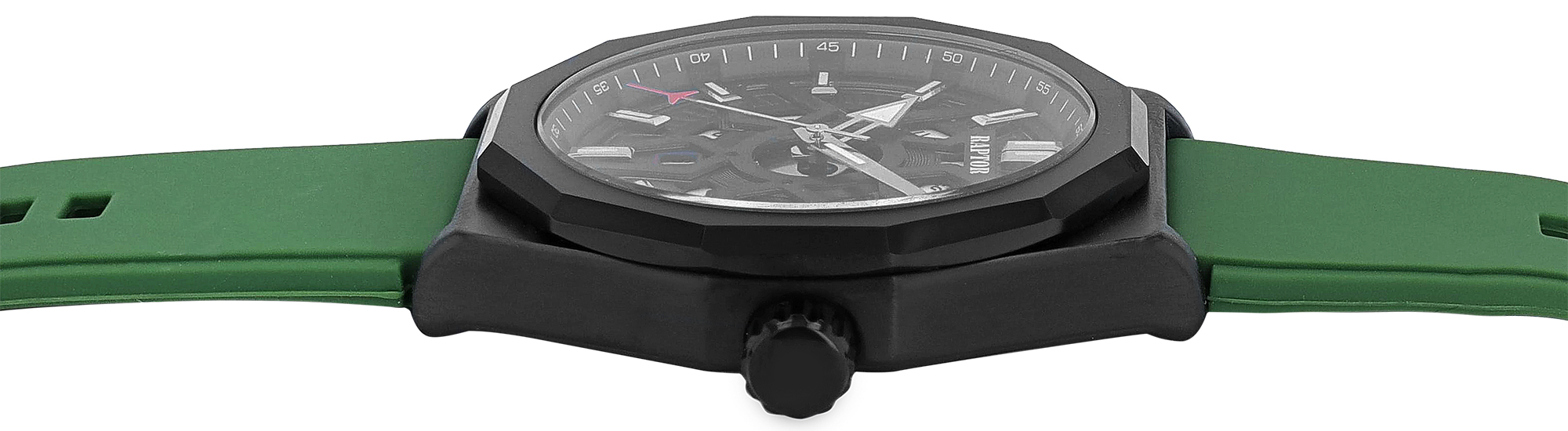 Raptor Herrenuhr mit Silikonband