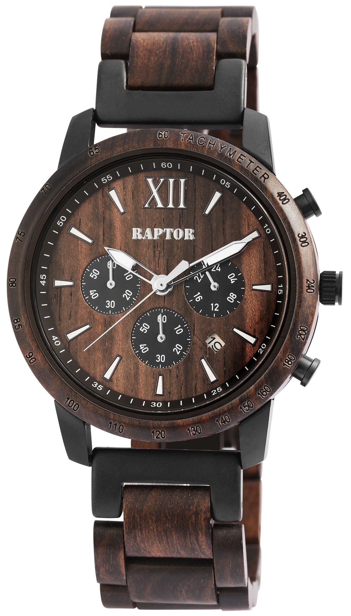 Raptor Limitied Herrenchronograph "Extended" aus Holz