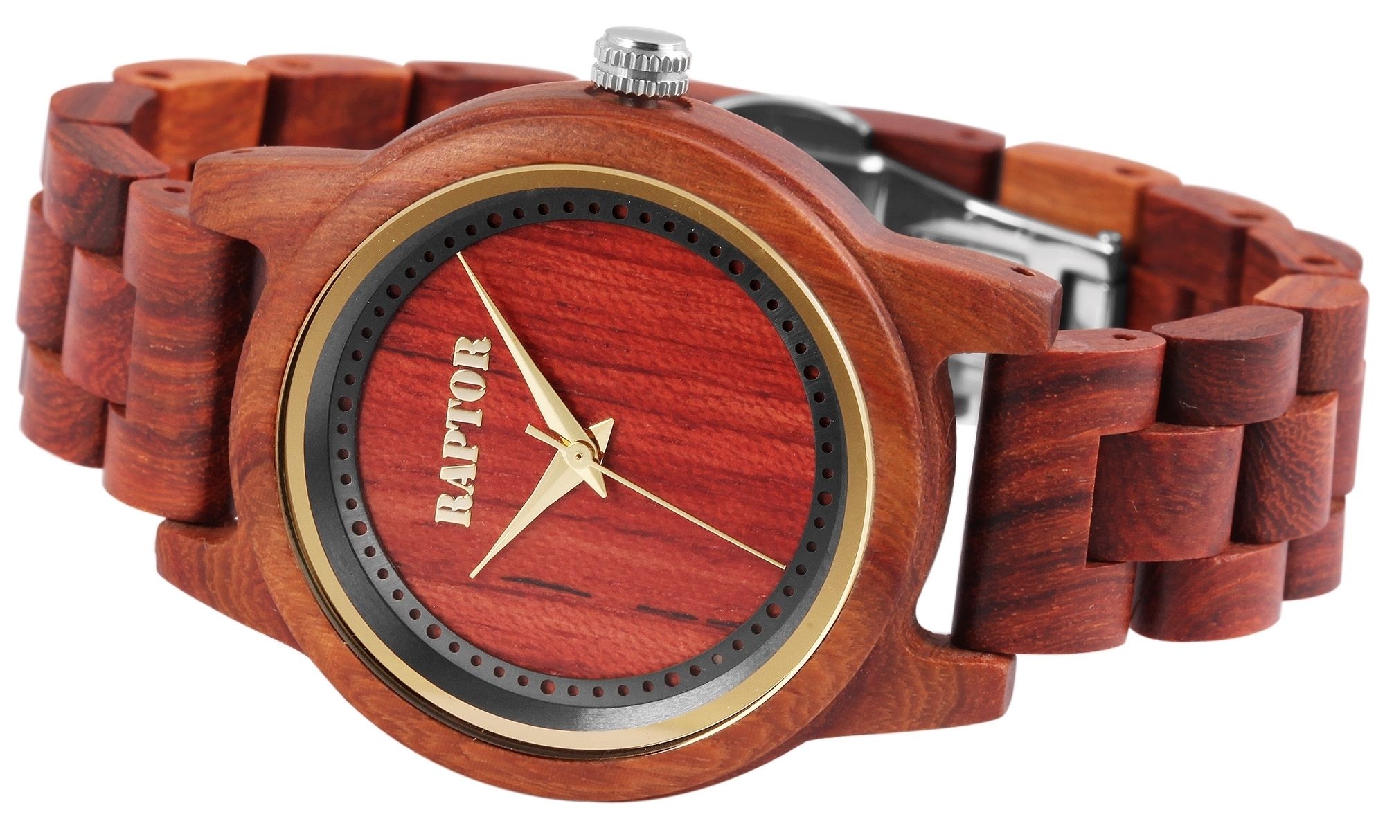 Raptor Damenarmbanduhr "Attilas" aus Sandelholz
