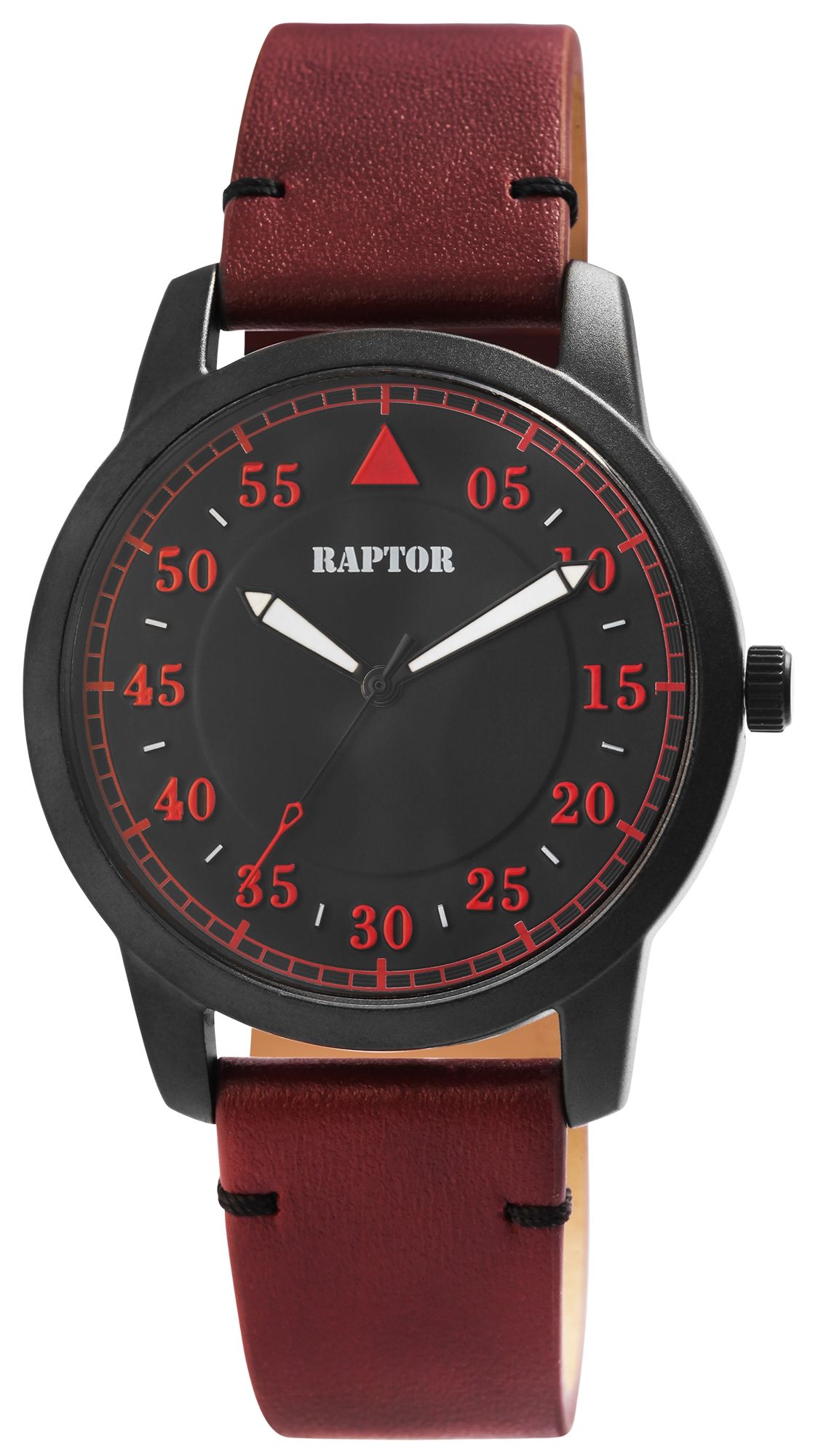 Raptor Herrenuhr "Athurio" mit Echt Lederband