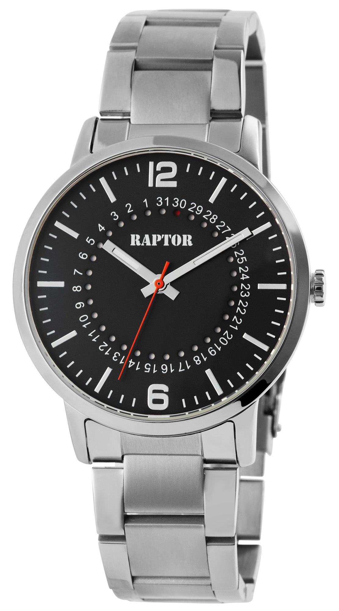 Raptor Herrenuhr "Cassim" mit Edelstahlband