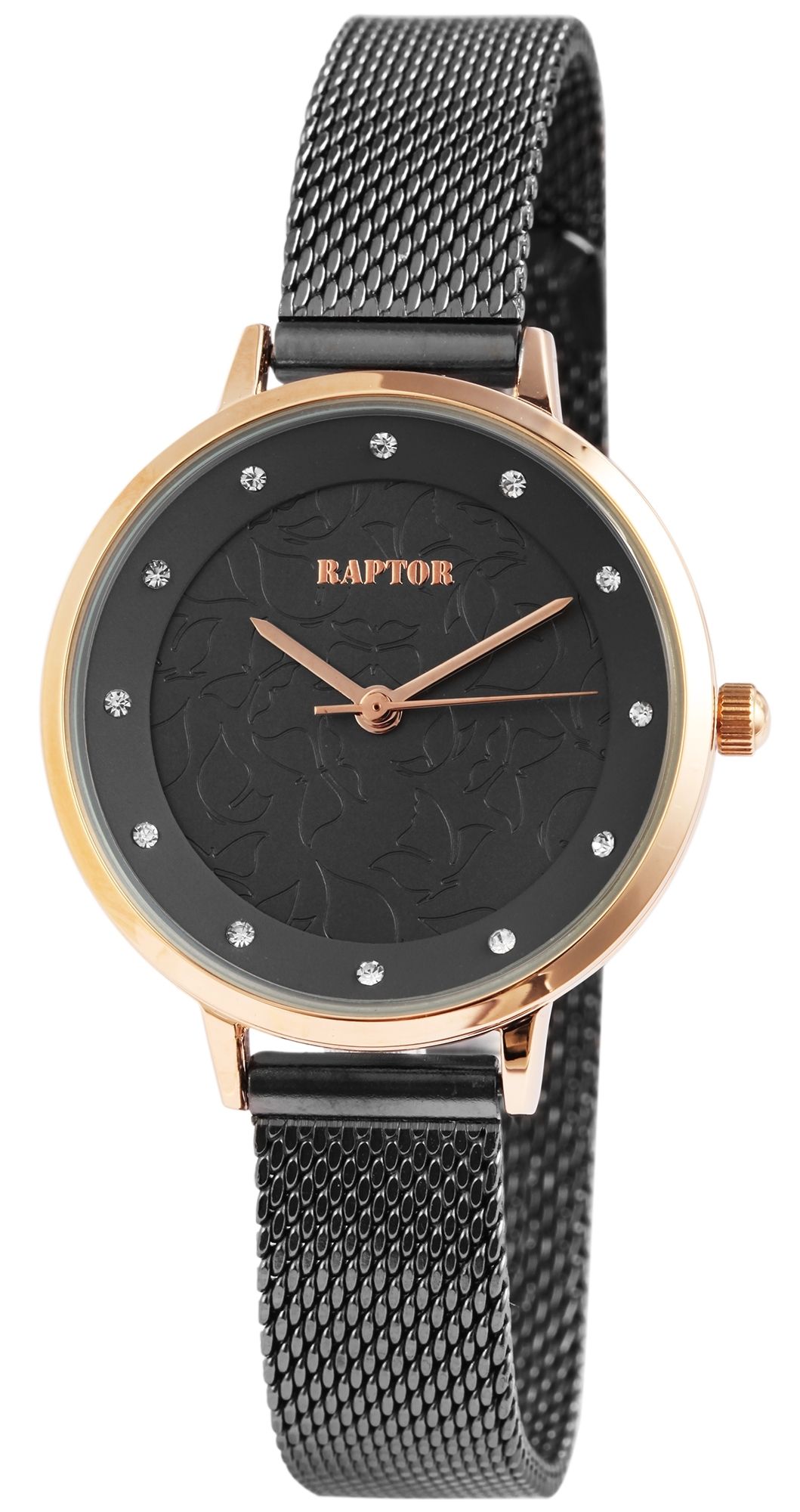 Raptor Damenuhr "Frizzy" mit Edelstahlband