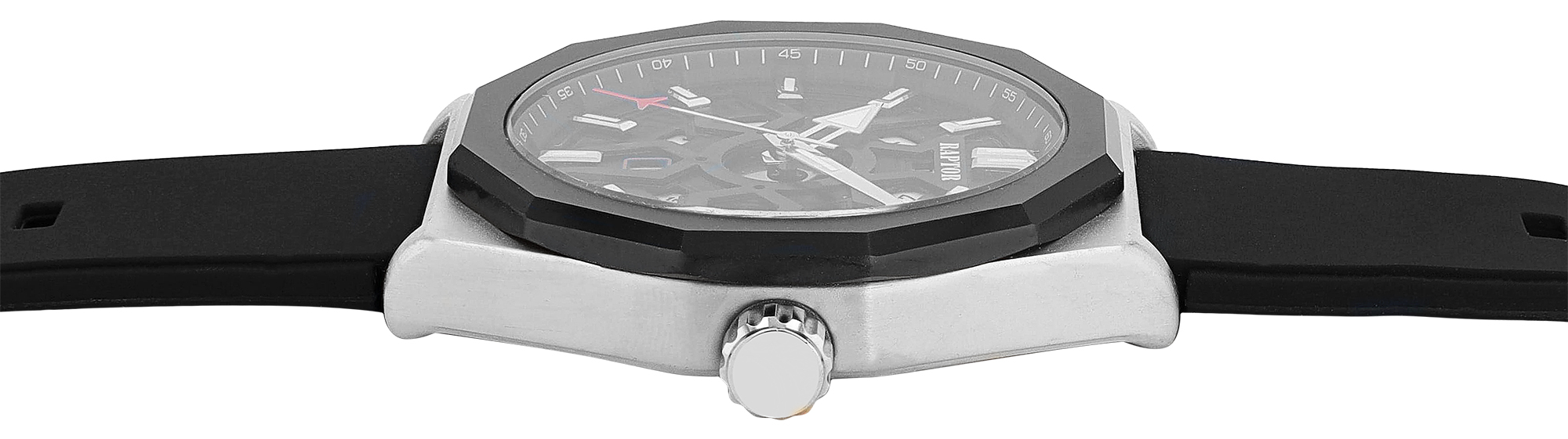 Raptor Herrenuhr mit Silikonband
