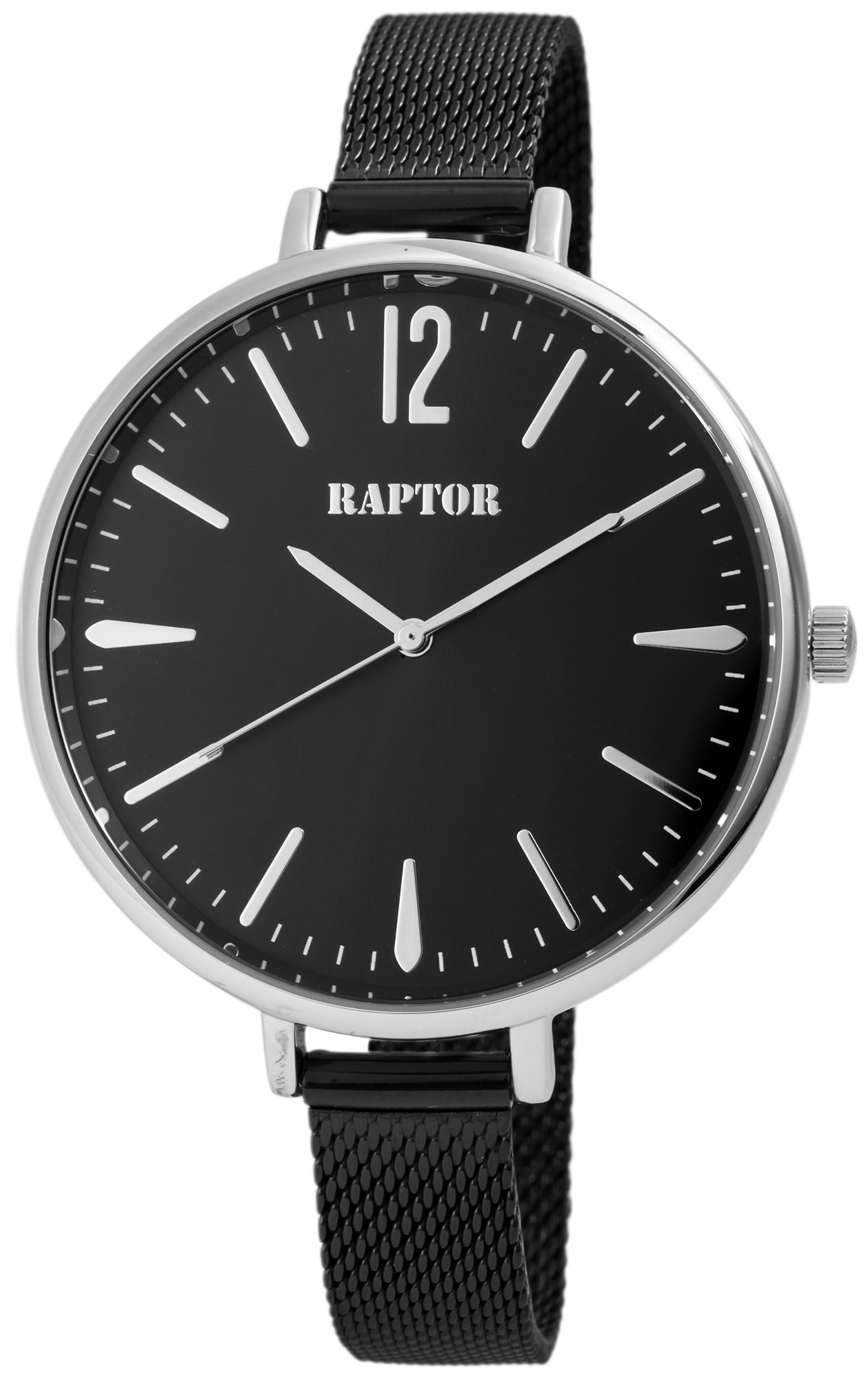 Raptor Damenuhr "Dietje" mit Edestahl Meshband