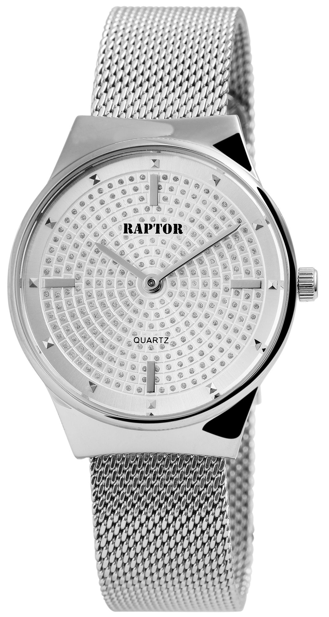 Raptor Damenuhr "Ariela" mit Edelstahl Meshband