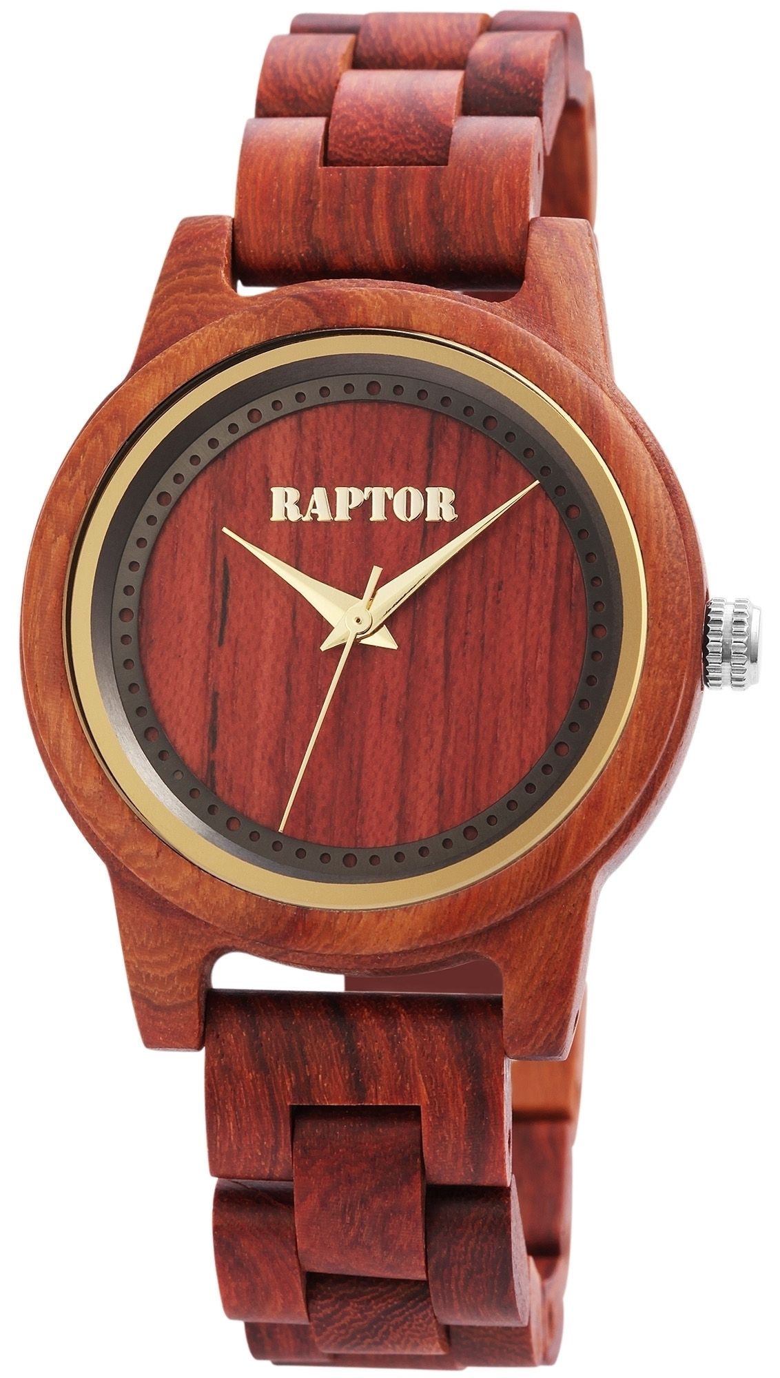 Raptor Damenarmbanduhr "Attilas" aus Sandelholz