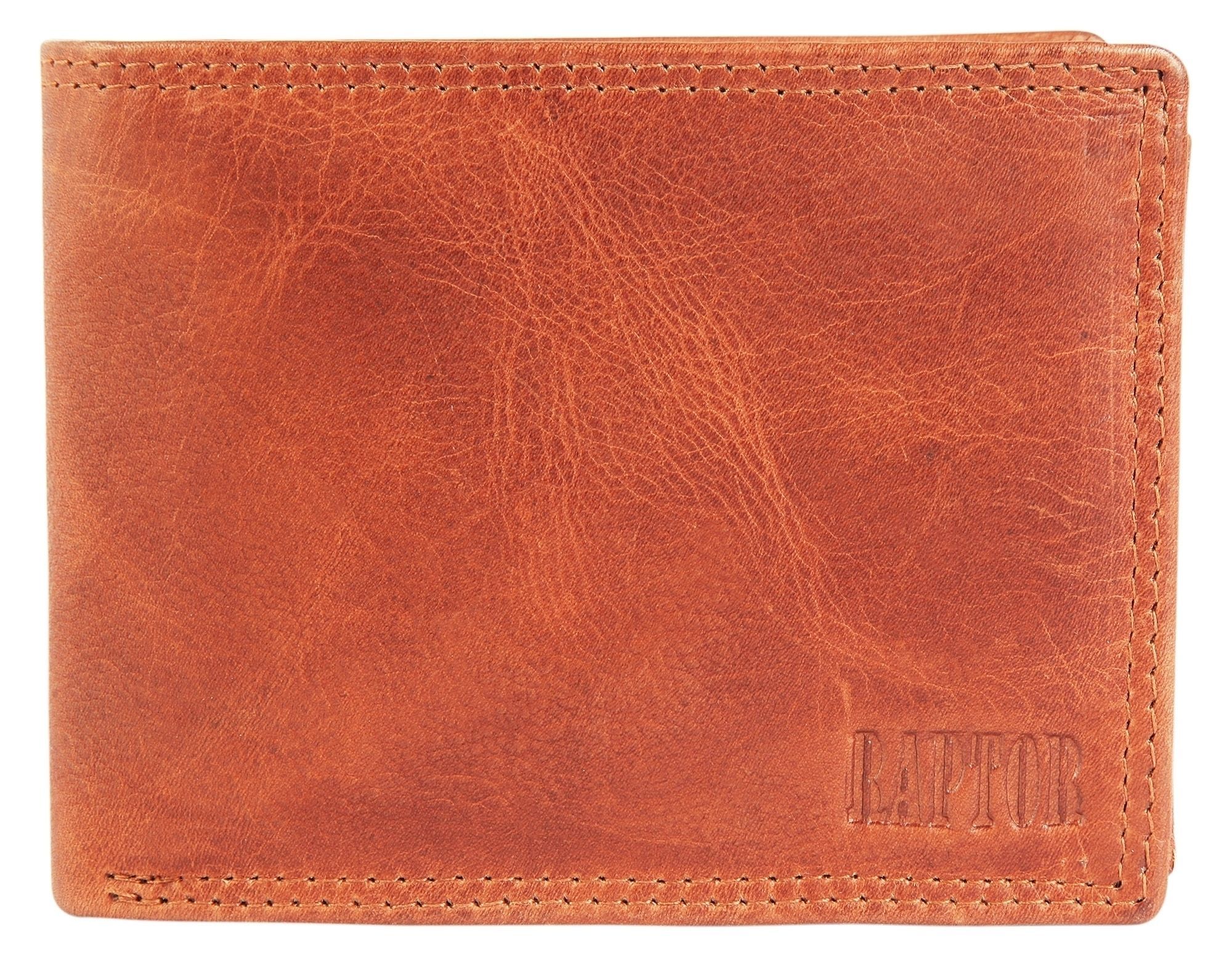 Herren Geldbörse aus Echtleder. Format 12 x 9 cm.