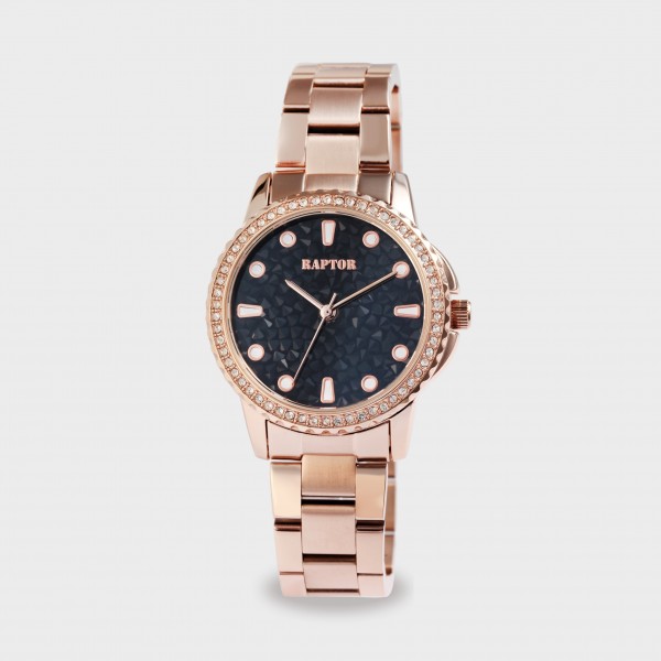 Raptor ladies&#039; watch &quot;Gitti&quot; with stainless steel bracelet