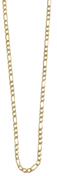 Raptor Figaro chain made of stainless steel, 4 mm, ion-plated, gold-colored